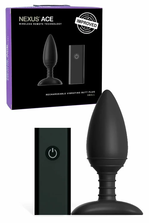 Nexus Ace Remote Control Vibrating Butt Plug - Small 1 Nexus Ace Remote Control Vibrating Butt Plug - Small