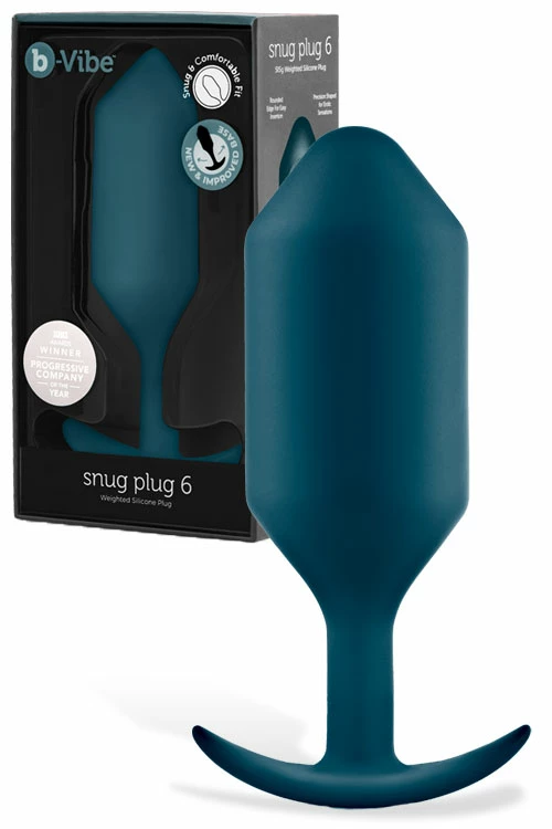 B-Vibe Snug Plug 6 - 6.3" Weighted Butt Plug 1 B-Vibe Snug Plug 6 - 6.3" Weighted Butt Plug
