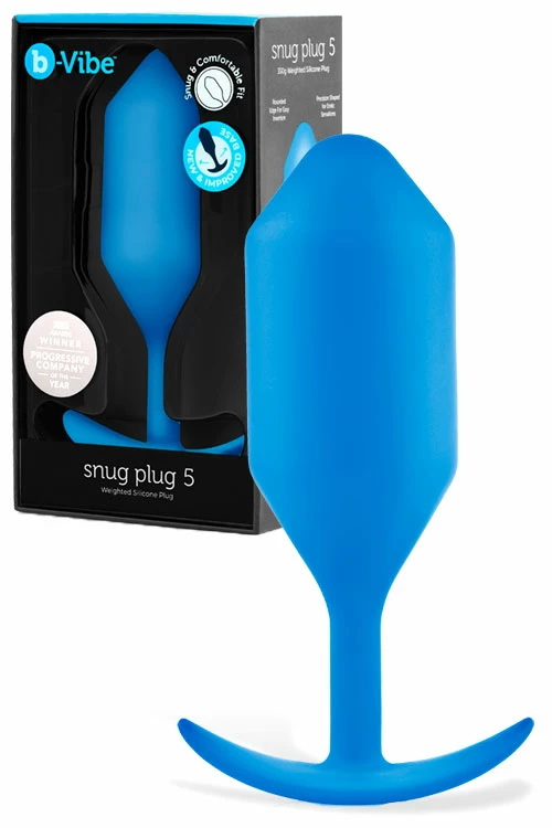 B-Vibe Snug Plug 5 - 5.9" Weighted Butt Plug 1 B-Vibe Snug Plug 5 - 5.9" Weighted Butt Plug