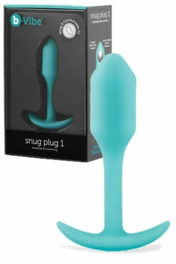 B-Vibe Snug Plug 1 - 3.4" Weighted Butt Plug