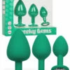 California Exotic Cheeky Gems Silicone Anal Training Kit (3 pce)