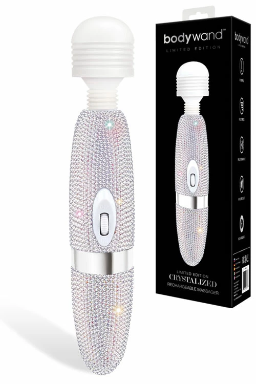 Bodywand Limited Edition Diamond Plug-In 10.25" Massager 1 Bodywand Limited Edition Diamond Plug-In 10.25" Massager