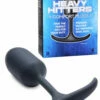 Heavy Hitters Premium Silicone Weighted Butt Plug - Small