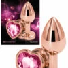 Nsnovelties 2.8" Butt Plug With Crystal Heart Base