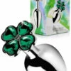 Booty Sparks Lucky Clover 2.6" Metal Butt Plug