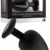 OUCH! XL 3.5" Diamond Anal Plug