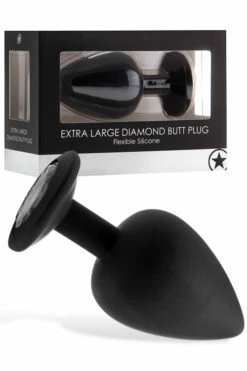 OUCH! XL 3.5" Diamond Anal Plug