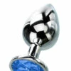 Curious Candy September - 2.7" Sapphire Birthstone Butt Plug with Jewel