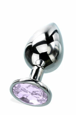 Curious Candy June - 2.7" Moonstone Birthstone Butt Plug with Jewel