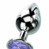 Curious Candy December - 2.7" Tanzanite Birthstone Butt Plug with Jewel