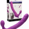 Strap U 9.75" Semi-Realistic Vibrating Strapless Strap On Silicone Dildo
