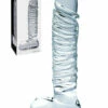 Pipedream 8.25" Textured Glass Dildo