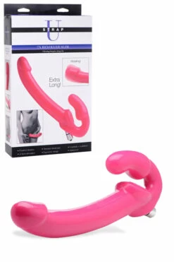 Strap U 7X Revolver 11.5" Slim Vibrating Strapless Strap-On