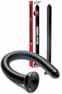 Hosed Ribbed 20" Anal Snake