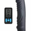 Zeus Electro-Stimulation Vibrating Silicone Dildo with Remote