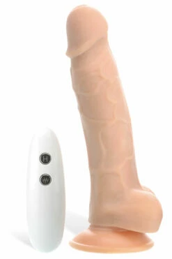 Adam and Eve 7" True Feel Rechargeable Dildo With Remote