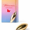Wild Secrets Polished Gold Metal Vibrator Necklace