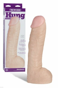 Doc Johnson Vac-U-Lock 12" Realistic Hung Dong