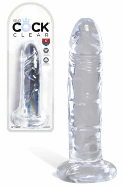Pipedream King Cock 6" Dildo With Suction Base