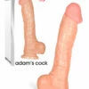 Adam and Eve Realistic 10" Textured Dildo with Suction Cup Base