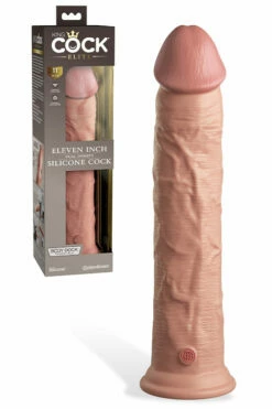 Pipedream King Cock Elite Dual Density 11" Silicone Dildo