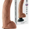 Pipedream Vibrating Bendable 9" Dildo with Removable Suction Cup