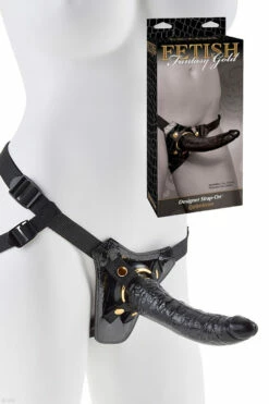 Pipedream Gold Designer 7" Strap-On