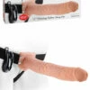 Pipedream Realistic Hollow 11" Vibrating Strap On