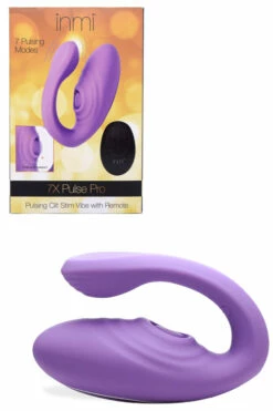 Inmi 3.8" Pulsing Clitoral Stimulator With Remote