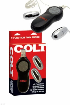 California Exotic 7 Function Twin Turbo Bullet