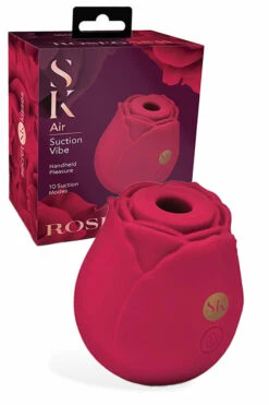 Secret Kisses Rosegasm - 3.2" Clitoral Stimulator with Air Suction