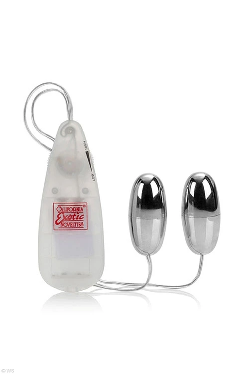 California Exotic Double Vibrating 2" Bullets 1 California Exotic Double Vibrating 2" Bullets