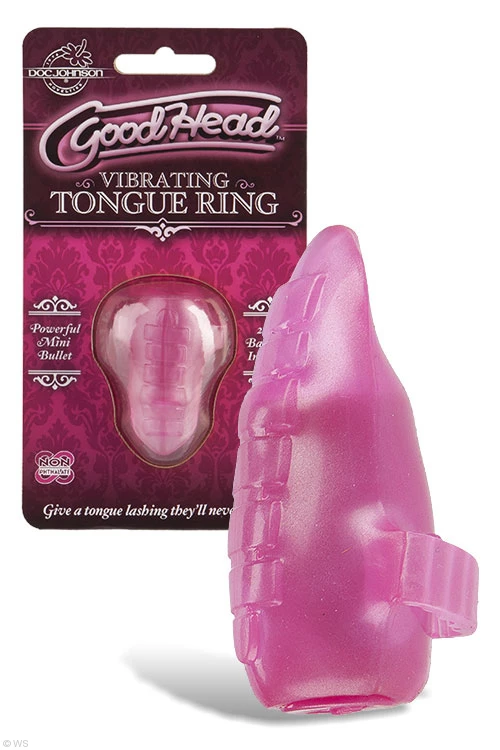 Doc Johnson GoodHead Vibrating Tongue Ring 1 Doc Johnson GoodHead Vibrating Tongue Ring