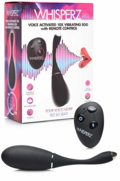 Whisperz Voice-Activated Vibrating Egg With Remote