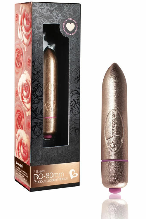 Rocks Off Precious Golden 3" Bullet Vibrator 1 Rocks Off Precious Golden 3" Bullet Vibrator