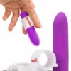 Screaming O Charged Positive 3.9" Bullet Vibrator with Finger Cradle/Charge Stand