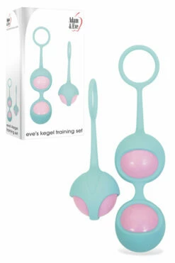 Adam and Eve Kegel Training Set with Single & Duo-Ball Trainer