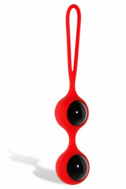 Adam and Eve Scarlet Couture Glass Duo-Ball Kegel Exerciser