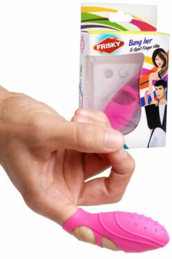 Frisky 3" Textured Silicone Finger Vibrator