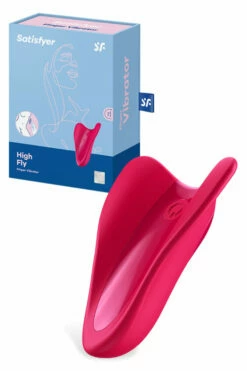 Satisfyer 2.7" High Fly Silicone Finger Vibrator