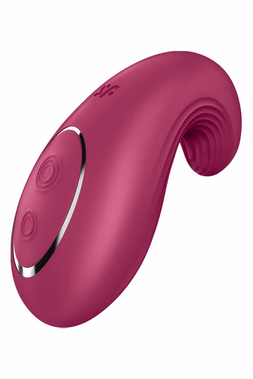 Satisfyer Dipping Delight - 3.7" Lay On Vibrator with Clitoral & Labial Stimulation 2 Satisfyer Dipping Delight - 3.7" Lay On Vibrator with Clitoral & Labial Stimulation - Image 2