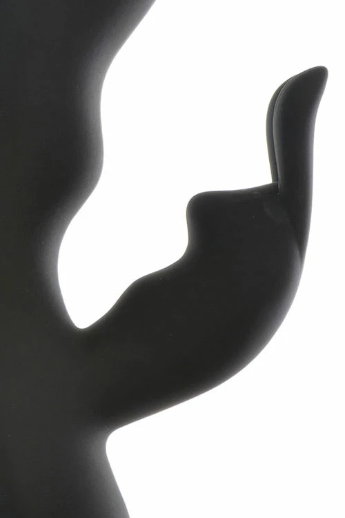 Adam and Eve Gold-Plated Silicone 8" Midnight Rabbit Vibrator 2 Adam and Eve Gold-Plated Silicone 8" Midnight Rabbit Vibrator - Image 2