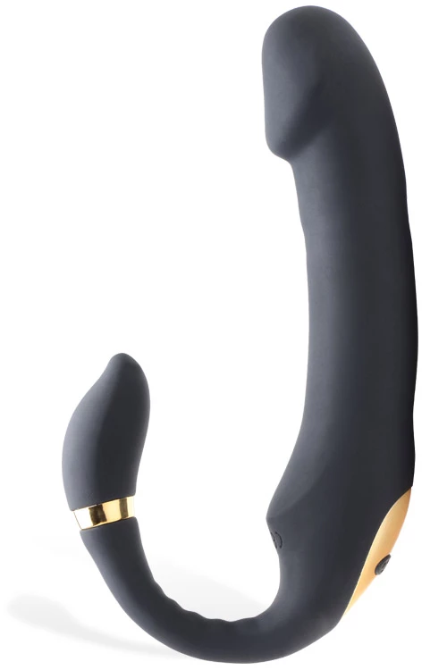 Inmi 7.4" Come-Hither Vibrator With Poseable Clitoral Stimulator 2 Inmi 7.4" Come-Hither Vibrator With Poseable Clitoral Stimulator - Image 2