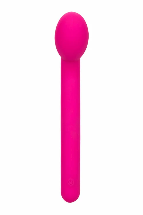 California Exotic Liquid Silicone Tulip - 6.25" G-Spot Vibrator 2 California Exotic Liquid Silicone Tulip - 6.25" G-Spot Vibrator - Image 2