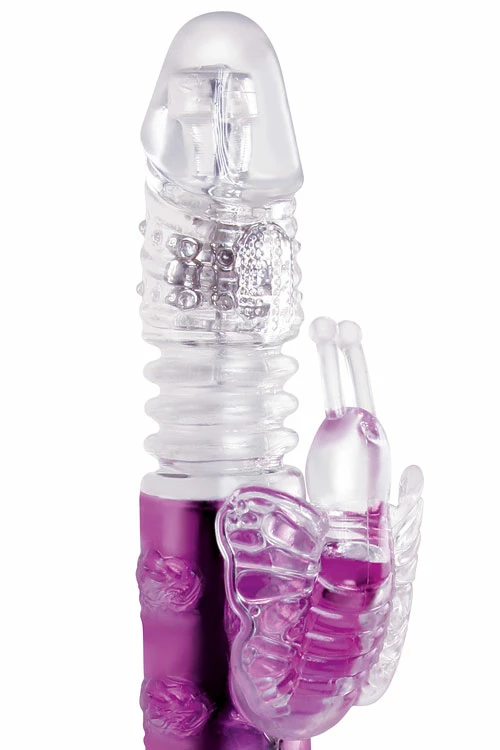 Nsnovelties 10" Thrusting Butterfly Vibrator 2 Nsnovelties 10" Thrusting Butterfly Vibrator - Image 2