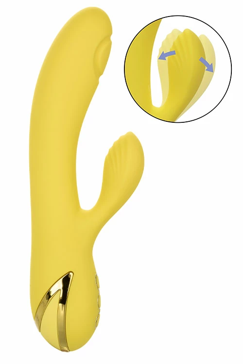 California Exotic 7" San Diego Seduction Thumping Rabbit Vibrator 2 California Exotic 7" San Diego Seduction Thumping Rabbit Vibrator - Image 2