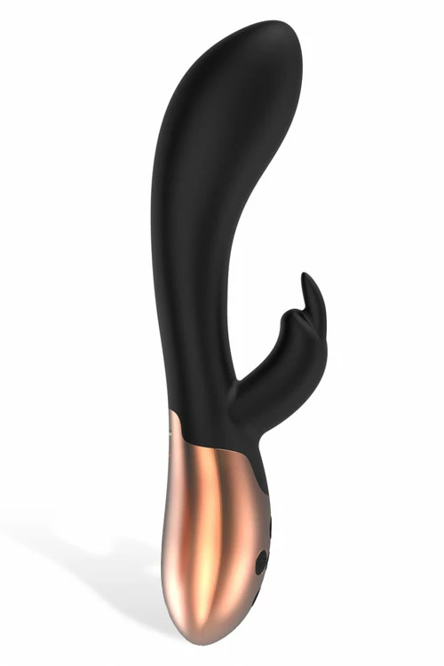 Shots Toys 8" Silicone Rabbit Vibrator with Heating 2 Shots Toys 8" Silicone Rabbit Vibrator with Heating - Image 2