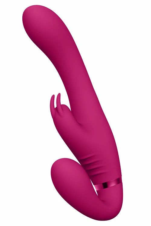 Shots Toys Rechargeable Suki Vibrating Rabbit Strapless Strap On 2 Shots Toys Rechargeable Suki Vibrating Rabbit Strapless Strap On - Image 2