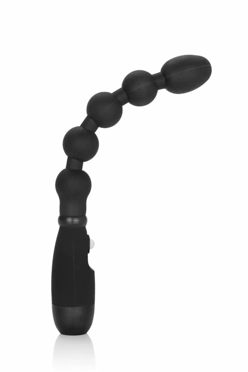 California Exotic 7" Vibrating Anal Bead Probe 2 California Exotic 7" Vibrating Anal Bead Probe - Image 2