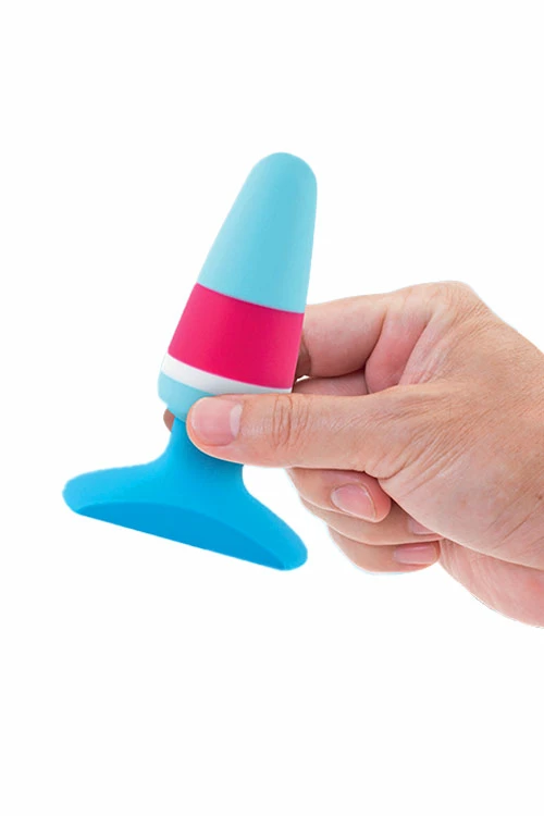 Feelz 3.5" Plugz Multicolour Butt Plug - No. 1 2 Feelz 3.5" Plugz Multicolour Butt Plug - No. 1 - Image 2